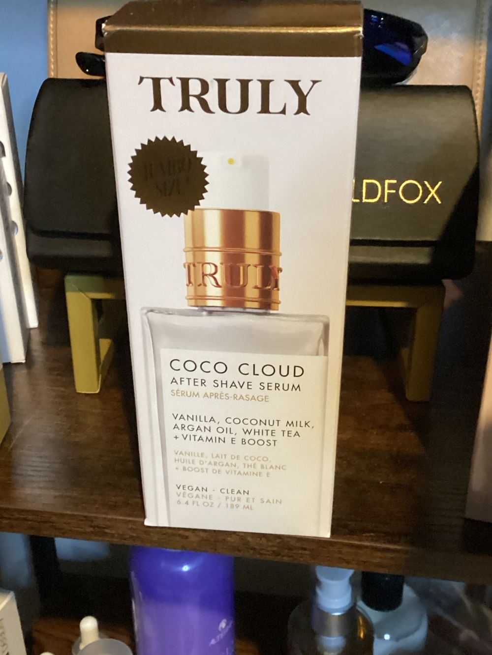 TRULY Coco Cloud After Shave Serum - White & Gold